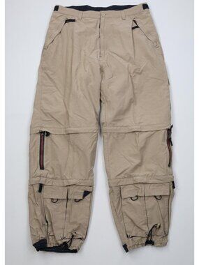 Vintage 90s Y2K Streetwear Mens 36x30 Convertible Paratrooper Cargo Pants Capris